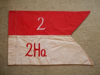 Wwii 2nd Cavalry Us Army Cav Guidon Guideon Flag Banner
