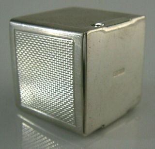 QUALITY STERLING SILVER SNOOKER or POOL or BILLIARDS CHALK HOLDER 1990 4