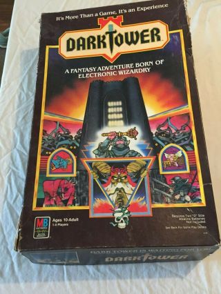 Vintage 1981 Milton Bradley Dark Tower Rare Fantasy Electronic Board Game