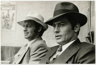 Alain Delon Jean - Paul Belmondo Borsalino 1970 French Gangster Film Vintage Photo
