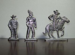 The Lone Ranger - Vintage Comicstrip Lead Characters - From Vintage Allied Mfg.  Mold
