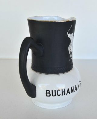 Vintage Buchanan ' s Black & White Scotch Whisky Pictorial Jug Rare 4