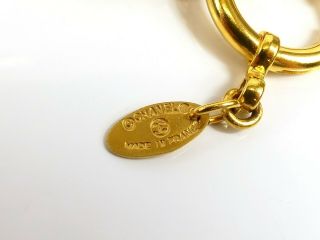 r1327 Auth CHANEL Vintage 31 Rue Cambon CC Medallion Gold Plated Chain Necklace 11