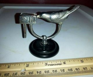 Antique Rare Tipping Bird Table Lighter C.  1940 