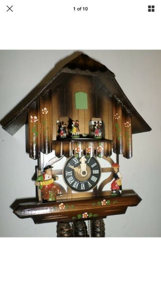 Collectible Vintage German Black Forest Cuckoo Clock - Cond