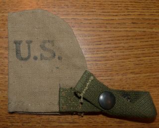 Ww2 Us Army Issue Canvas M1 Garand Muzzle Cover 1944 Dated