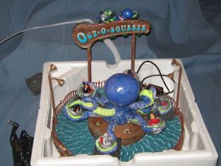 RARE LEMAX SPOOKY TOWN HALLOWEEN - OCTO SQUEEZE CARNIVAL RIDE Oct - o - squeeze 2