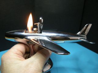 Very Rare Alfred Dunhill Jet Plane Lighter Revised - Briquet Accendino Feuerzeug