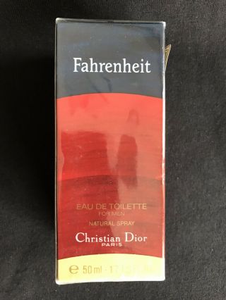 Dior Fahrenheit - Eau De Toilette Edt Spray 50 Ml Vintage Still
