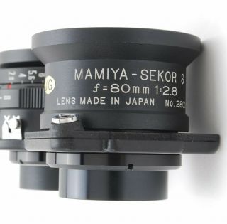 【rare Mint】mamiya Sekor S 80mm F2.  8 Blue Dot For C330 S Lens From Japan 944