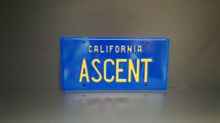 Retro Vintage California US License Plate USA Alu Embossed Custom Date Sticker 8