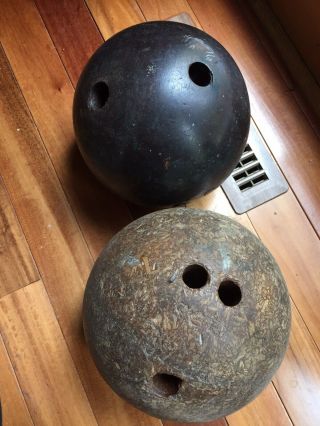 Vintage Bowling Balls.  For Display Only 5