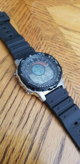 NOS Pulsar W800 - 6020 Vintage Digital Compass Watch 3