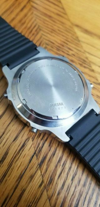 NOS Pulsar W800 - 6020 Vintage Digital Compass Watch 4