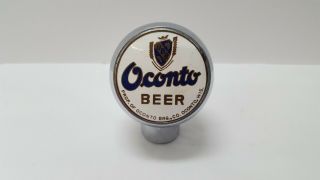 Vintage Oconto Beer Ball Tap Knob Onconto Brewing Co Oconto Wi Wisconsin
