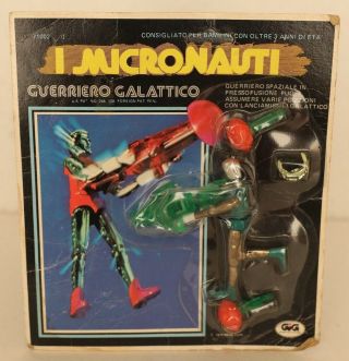 I Micronauti Guerriero Galactico Vintage Unpunched