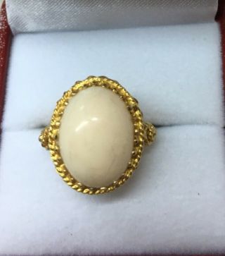 Vintage 9ct Gold Dress Ring Size N