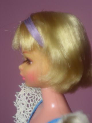 Vintage Francie Hair Happenin ' s Model 1122 Headband,  Turquoise Dress 10