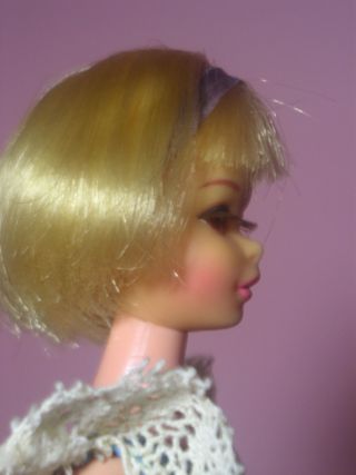 Vintage Francie Hair Happenin ' s Model 1122 Headband,  Turquoise Dress 9