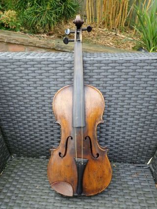 Old Antique 1800s Violin Violon Violino Violine 小提琴 ヴァイオリン