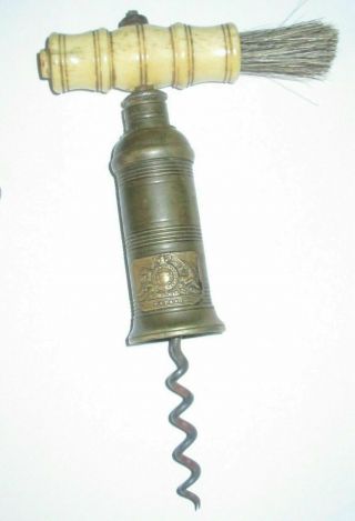 Antique Rare Heeley Thomason corkscrew Ne Plus Ultra Badge Vintage 1800s Old 2