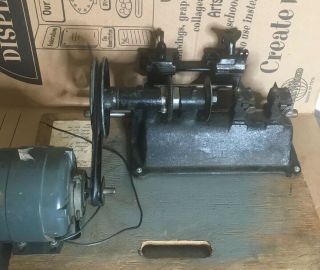 Vintage Cast Iron Key Cutting Machine