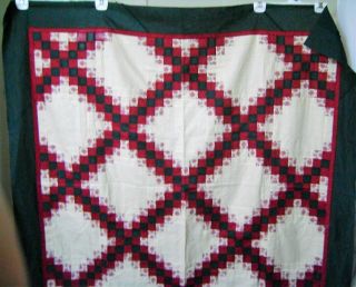 Vintage Quilt Top 51.  5x51.  5 Hand Made Ready To Finish Backing Fabric