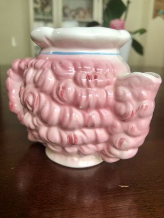 Vintage Lefton Pink Poodle Dog Creamer Japan Ceramic Porcelain Kitsch 6