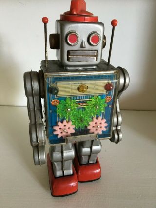 Horikawa Tin Robot Japan,  Vintage Toy Robot