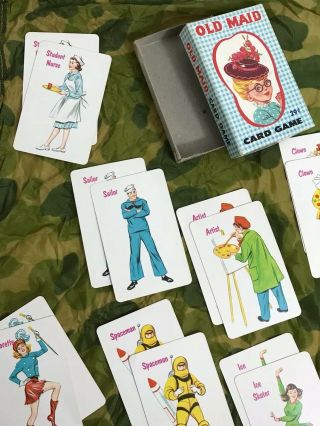 Vintage Fairchild OLD MAID Card Game - Missing 1 Card 2