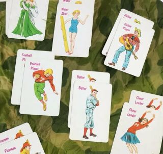 Vintage Fairchild OLD MAID Card Game - Missing 1 Card 4