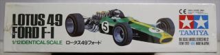 Vintage RARE TAMIYA 1/12 LOTUS 49 FORD F - 1 Big Scale Model Kit 12012 F/S JAPAN 2