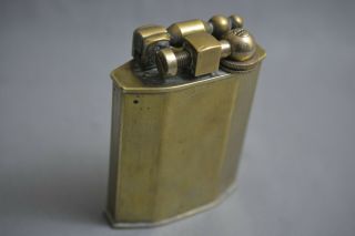 Vintage Antique Lift Arm Table Lighter 1930s Briquet Feuerzeug France Tax Stamp 2