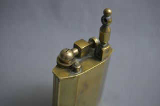 Vintage Antique Lift Arm Table Lighter 1930s Briquet Feuerzeug France Tax Stamp 3