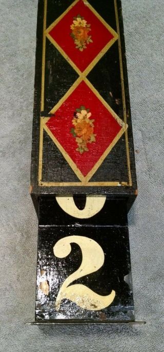 Vintage Magic Trick - Wood Blocks w/ Numbers - (antique order illusion) 3