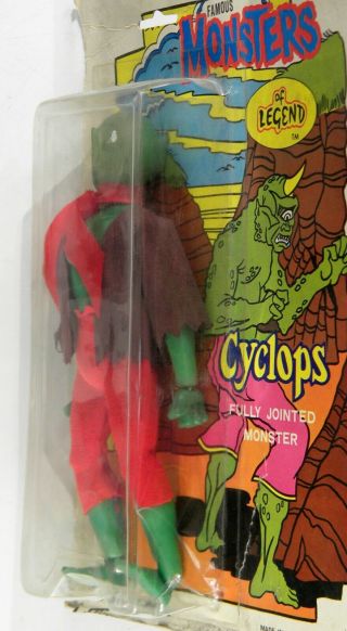 vintage 1977 Combex toys FAMOUS MONSTERS of Legend very rare CYCLOPS MOC Ridal 5