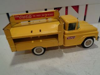 Vintage Yellow Buddy " L " Coca - Cola Delivery Truck