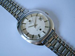 SWISS Vintage TISSOT Seastar men ' s watch,  AUTOMATIC Cal 2481 All SS 70s 2