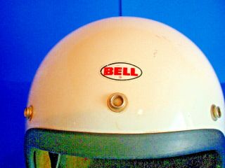 Vintage 1960 ' s Bell RT Toptex Motorcycle Helmet 7 1/4 