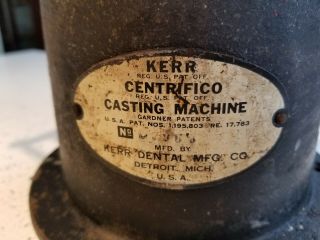 Vintage Kerr Centrifico Casting Machine ☆☆ ☆☆ 4