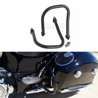Black Rear Highway Guard Bars For Indian Chief Classic Vintage Chieftain 2014 - 19