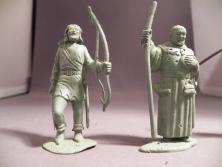 Marx 60mm Robin Hood Friar Tuck and Two Merry Men 4