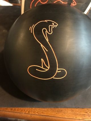 Vintage AMF Cobra Bowling Ball,  Undrilled,  16 lbs. ,  Box 3