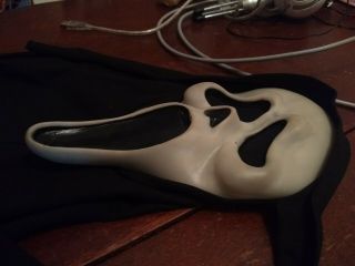 Gen 1 Fantastic Faces Ghostface Scream Mask Vintage Cloth Fun World Div Rare 9