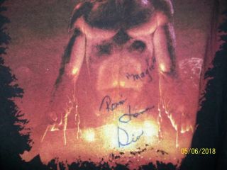 Dio - " Rare " Autographed Last In Line
