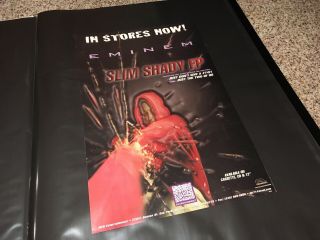 Eminem Slim Shady Ep Promotional Poster Print Marshall Mathers Rare