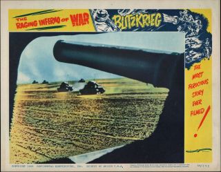 Armored Tanks/blitzkrieg Ww2 Documentary Lobby Card Movie Poster 1959