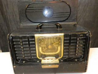 Vintage Zenith Trans - Oceanic Model 8g005 Tube Radio Table Radio Oceanic