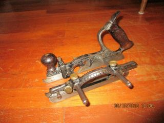 Rare Stanley No.  46 Type 2 Combination Plane With Depth Stop And Cutters.