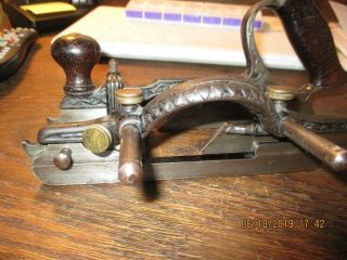 Rare Stanley No.  46 Type 2 Combination Plane with Depth Stop and Cutters. 7